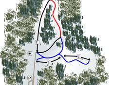 Plan des pistes Antoni – Fridingen an der Donau