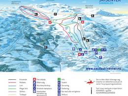 Domaine skiable Sauda Skisenter