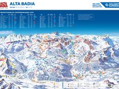 Plan des pistes Alta Badia