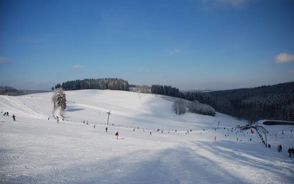 Le plus grand dénivelé dans l' arrondissement d'Olpe – domaine skiable Fahlenscheid – Olpe