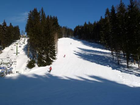 Domaines skiables pour skieurs confirmés et freeriders Monts Métallifères – Skieurs confirmés, freeriders Keilberg (Klínovec)