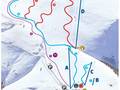Plan des pistes Majelletta