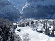 Vue sur le village de Grindelwald