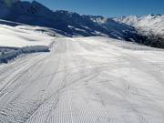 Piste préparée à Hochgurgl