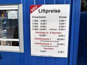 Informations sur les prix à la station de vallée