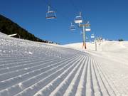 Préparation parfaite des pistes à Obereggen