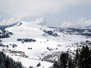 Les pentes douces du Mont Bisanne et Les Saisies