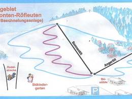 Plan des pistes Sonnenlifte – Röfleuten (Pfronten)