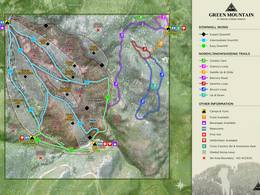 Plan des pistes Green Mountain – Brush Creek Ranch
