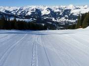 Départ de la piste n° 26 Kaser en direction de Kirchberg