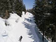 Piste de liaison facile Evettes