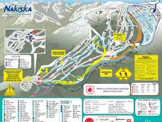 Plan des pistes Nakiska