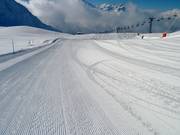 Piste fraîchement préparée