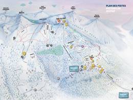 Plan des pistes Vercorin