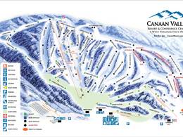 Plan des pistes Canaan Valley