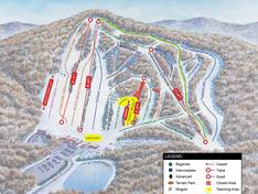 Plan des pistes Bear Creek Mountain Resort