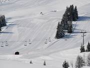 Tapis de piste parfait au Mont Bisanne