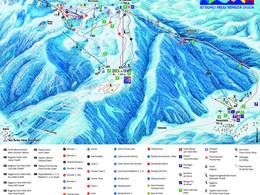 Plan des pistes Zoncolan – Ravascletto/Sutrio