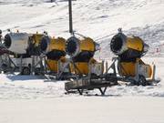 Des fabricants de neige italiens dans la neige française