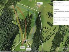 Plan des pistes La Combette – Baulmes