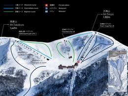 Plan des pistes Mount Tanigawa – Tanigawadake Tenjindaira