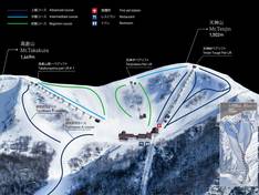 Plan des pistes Mount Tanigawa – Tanigawadake Tenjindaira