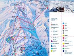 Plan des pistes Valle Nevado