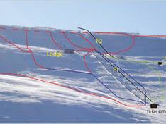 Plan des pistes Weardale Ski Club