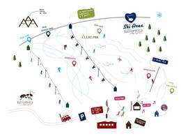 Plan des pistes Val Formica – Cima Larici