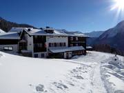 L’auberge panoramique Kristberg au cœur du domaine skiable