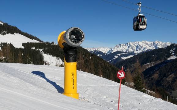 Fiabilité de l'enneigement Raurisertal (vallée de Rauris) – Fiabilité de l'enneigement Rauriser Hochalmbahnen – Rauris