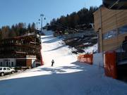 Descente vallée Hannigalp-Grächen