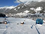 Vue sur Lermoos depuis le Familyjet