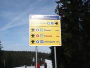 Signalisation des pistes dans le domaine skiable