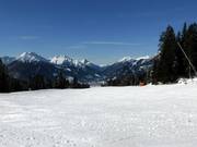 Des pistes larges et faciles