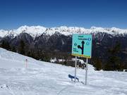 Signalisation sur les pistes