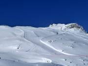 Pistes sur le glacier du Corvatsch