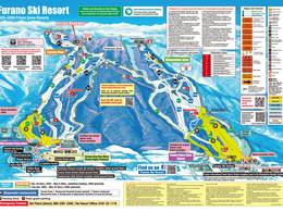 Plan des pistes Furano