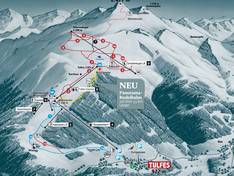Plan des pistes Glungezer – Tulfes