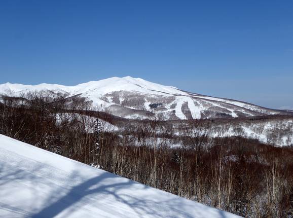 Vue sur le domaine skiable Niseko Weiss