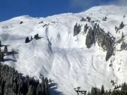 Terrain de hors-piste exigeant à Damüls
