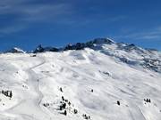 Vue sur les pistes du Hochzeiger