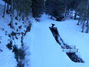 Piste de ski de fond près de Ponte di Legno