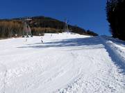 Descente vers la vallée jusqu'à Ischgl vers la 3-S Pardatschgratbahn