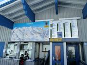 Panneau d'information détaillé avec des informations actualisées sur l'état de fonctionnement