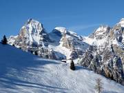 Traces dans la poudreuse à Ladurns