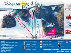 Plan des pistes Teichalm – Fladnitz