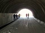 Nouveau tunnel de ski Aussergolm (50 m)