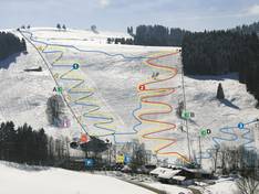 Plan des pistes Thaler Höhe – Wiederhofen (Missen-Wilhams)