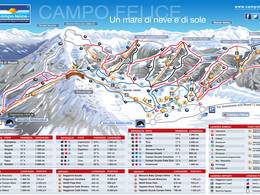 Plan des pistes Campo Felice – Rocca di Cambio